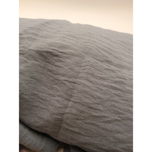 Auslook Women's Plus Blue Babydoll V-neck Crepe Short Sleeve Tunic Top Size 3X - Picture 10 of 10